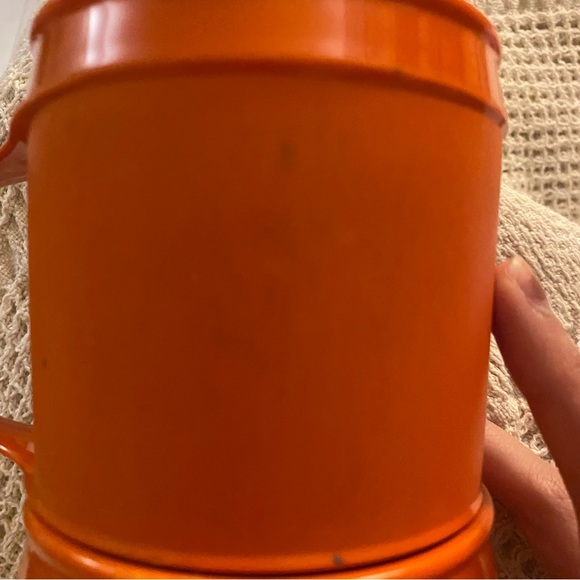 Vintage 60s Aladdin Industries stackable plastic insulated coffee mugs set - Picture 12 of 16